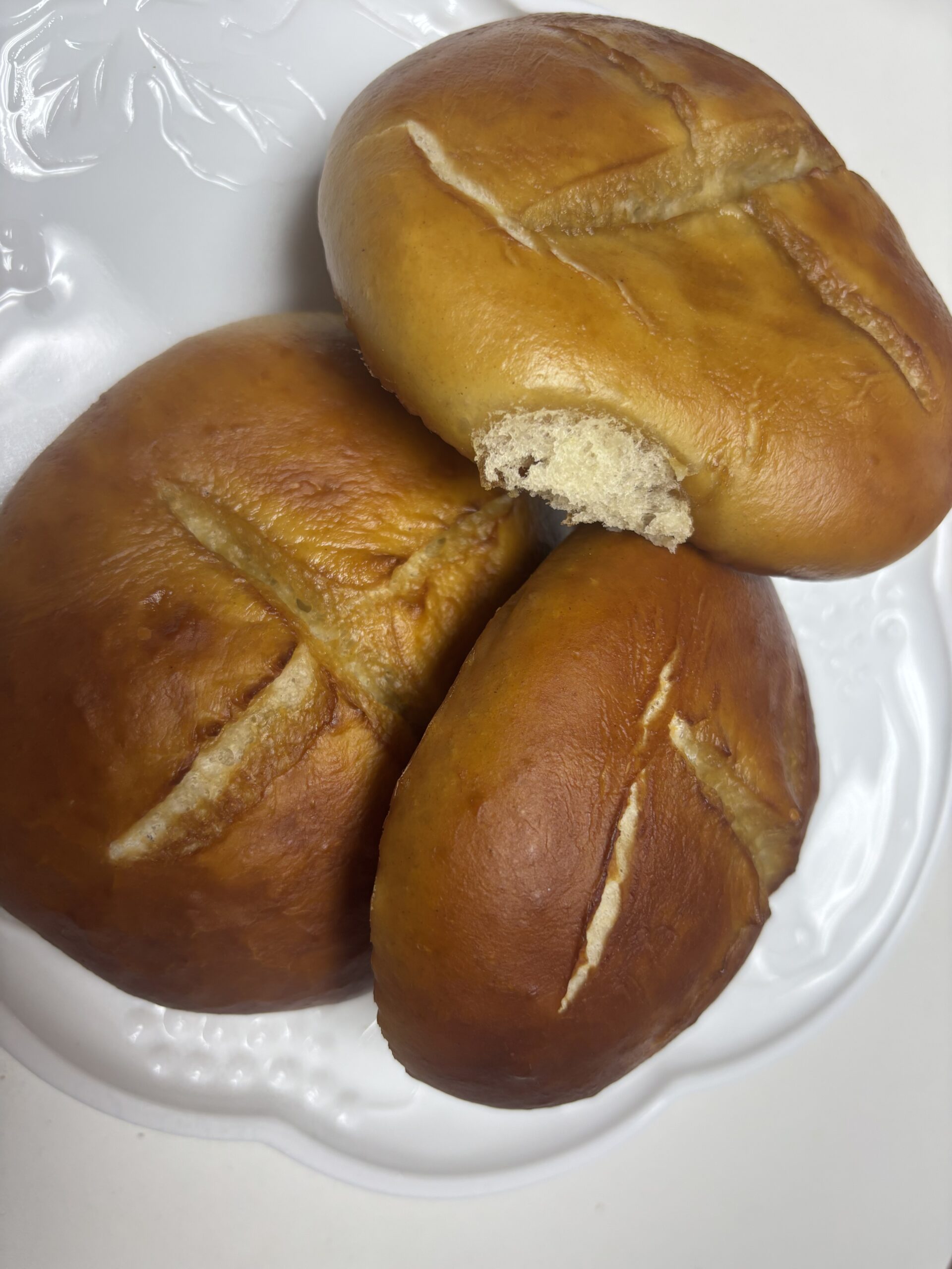 Pretzel Burger Bun