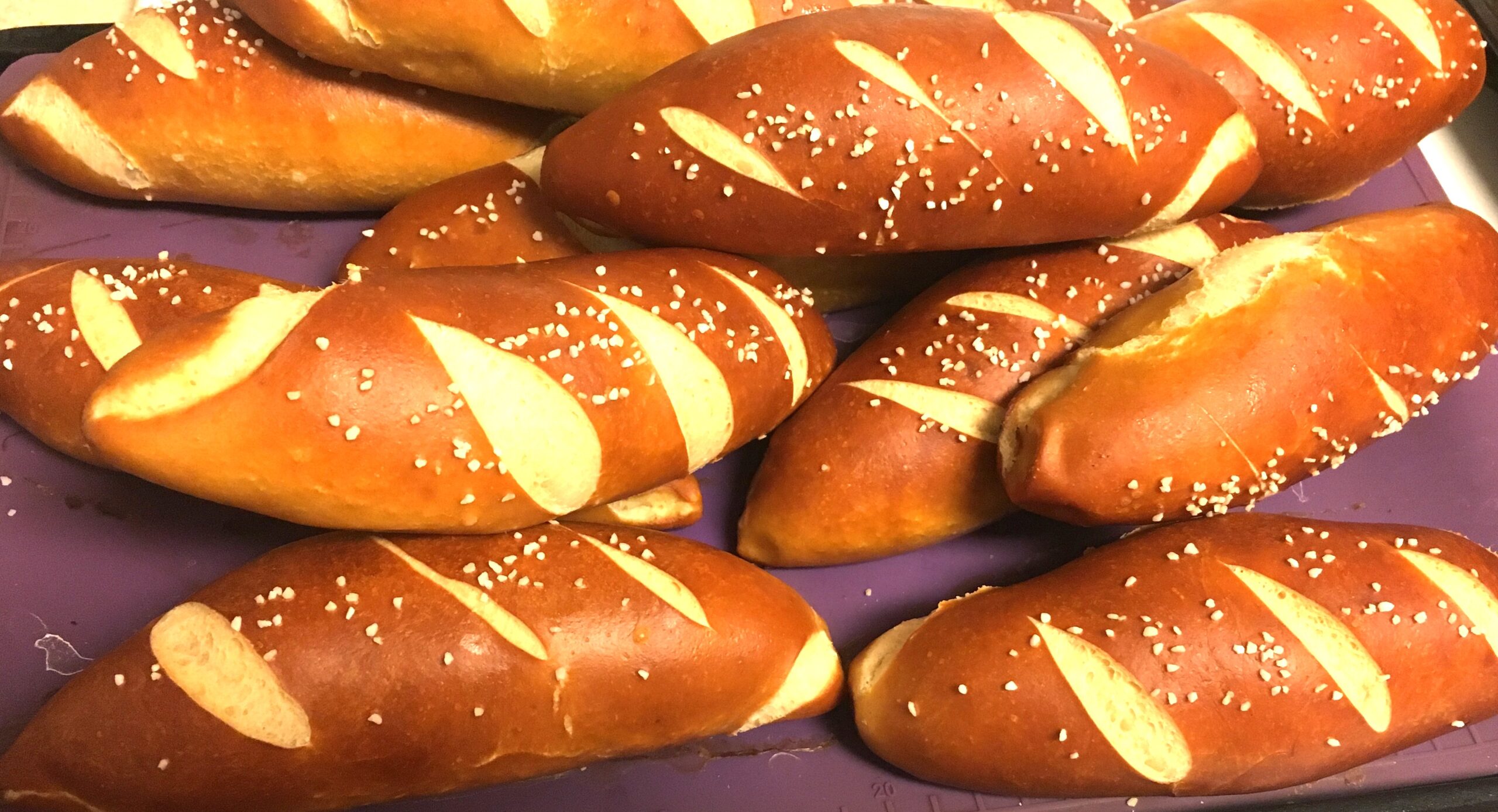 Pretzel Sandwich Roll